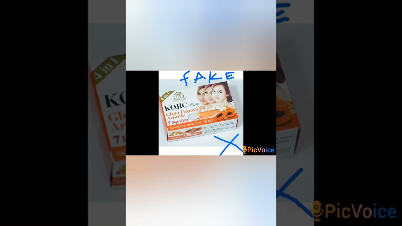 how to detect the original & fake Kojic White soap. #whiteningsoaps  kojic white review #nanowhite