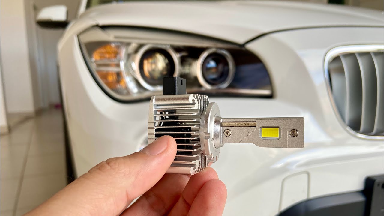Substituição do XENON por LED na BMW X1.