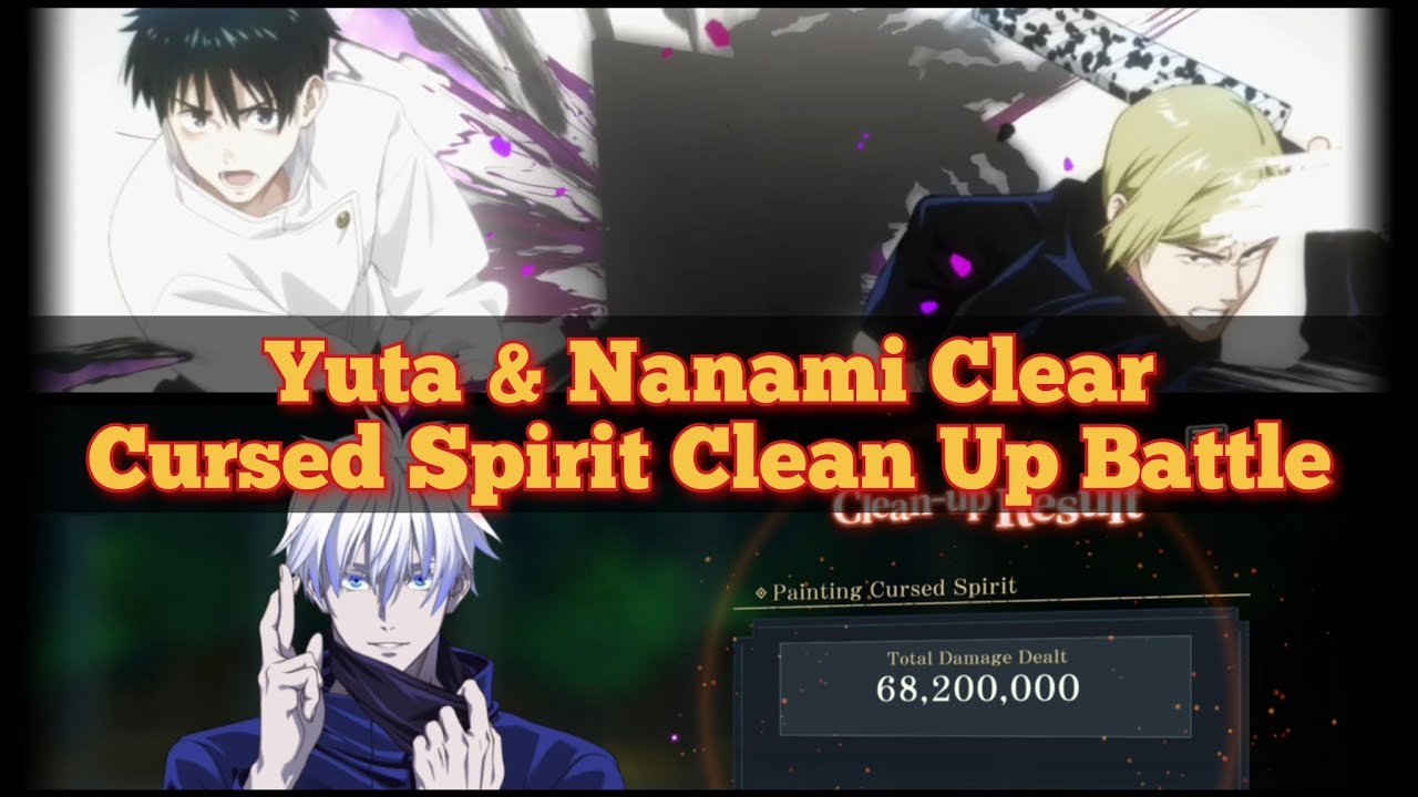 [Red] Cursed Spirit Clean Up Battle 10* Clear [Yuta A1] - JJK Phantom Parade Global
