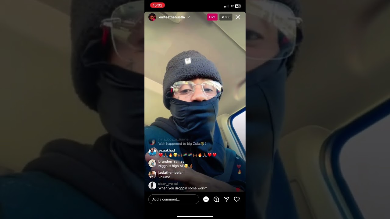 Emtee Addresses Dj Tira,Haters,Drug Allegations and Claims He Has Shooters