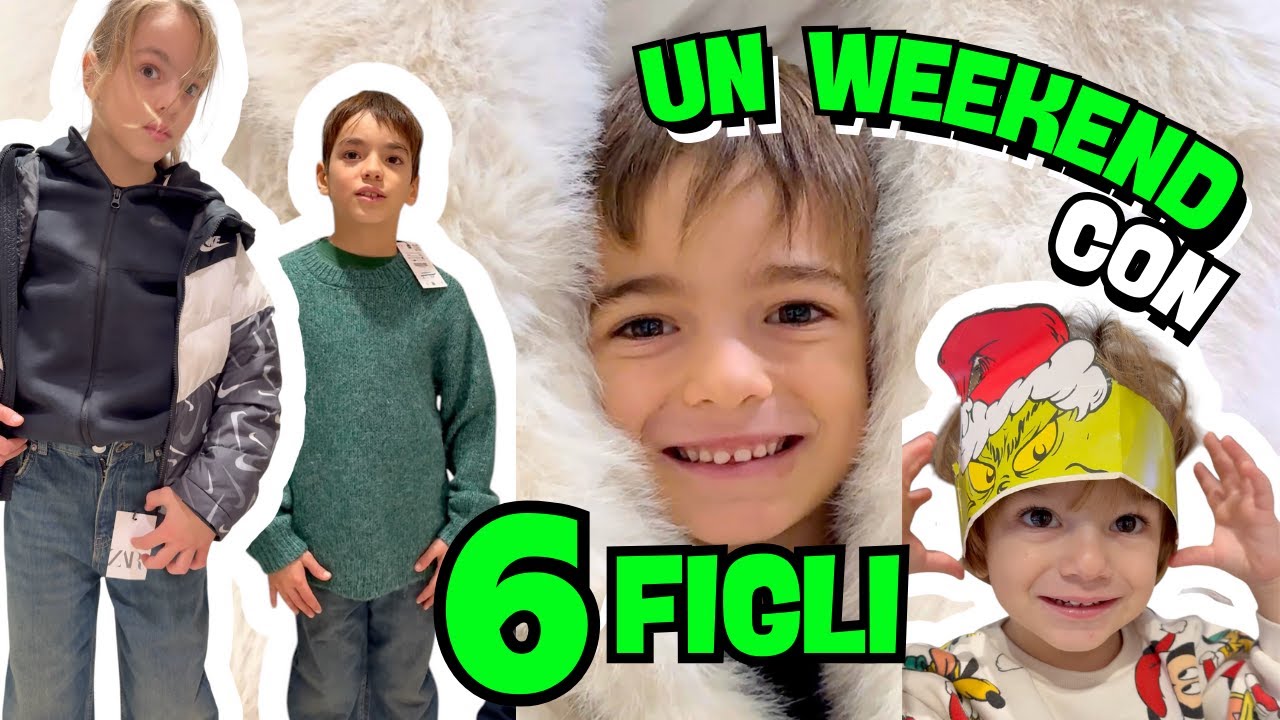 6 FIGLI, un weekend con noi: #grwm #shopping #xmas #taekwondo