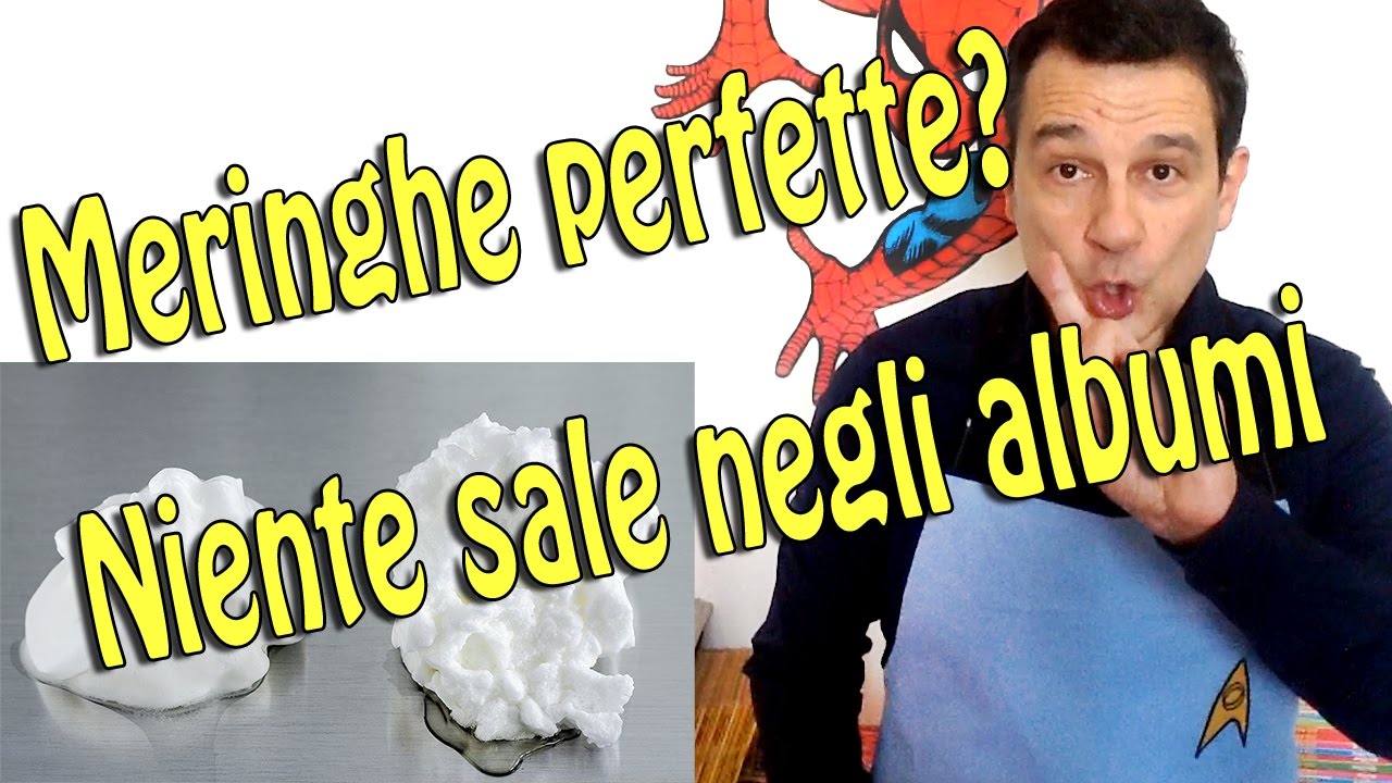 Montate gli albumi per le meringhe? NON aggiungete sale!