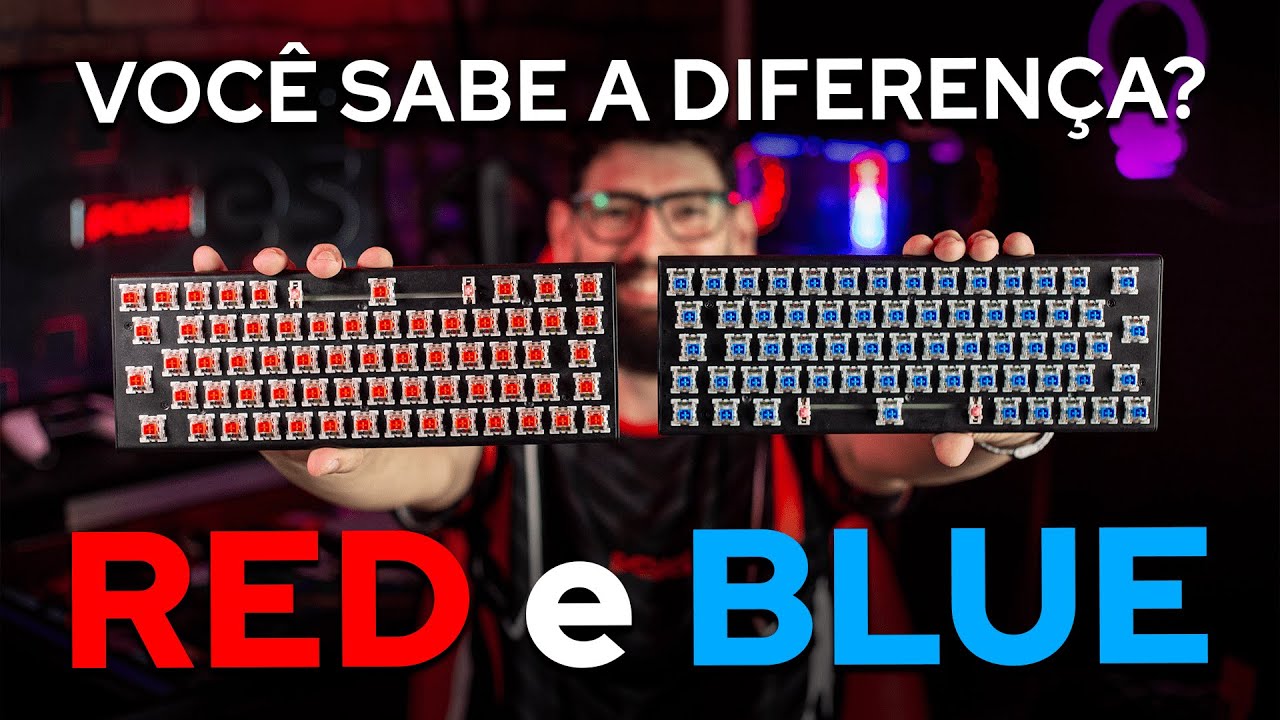 Comparison of Keyboards with RED and BLUE Switches (Kuromori Keyboard) - PCYES