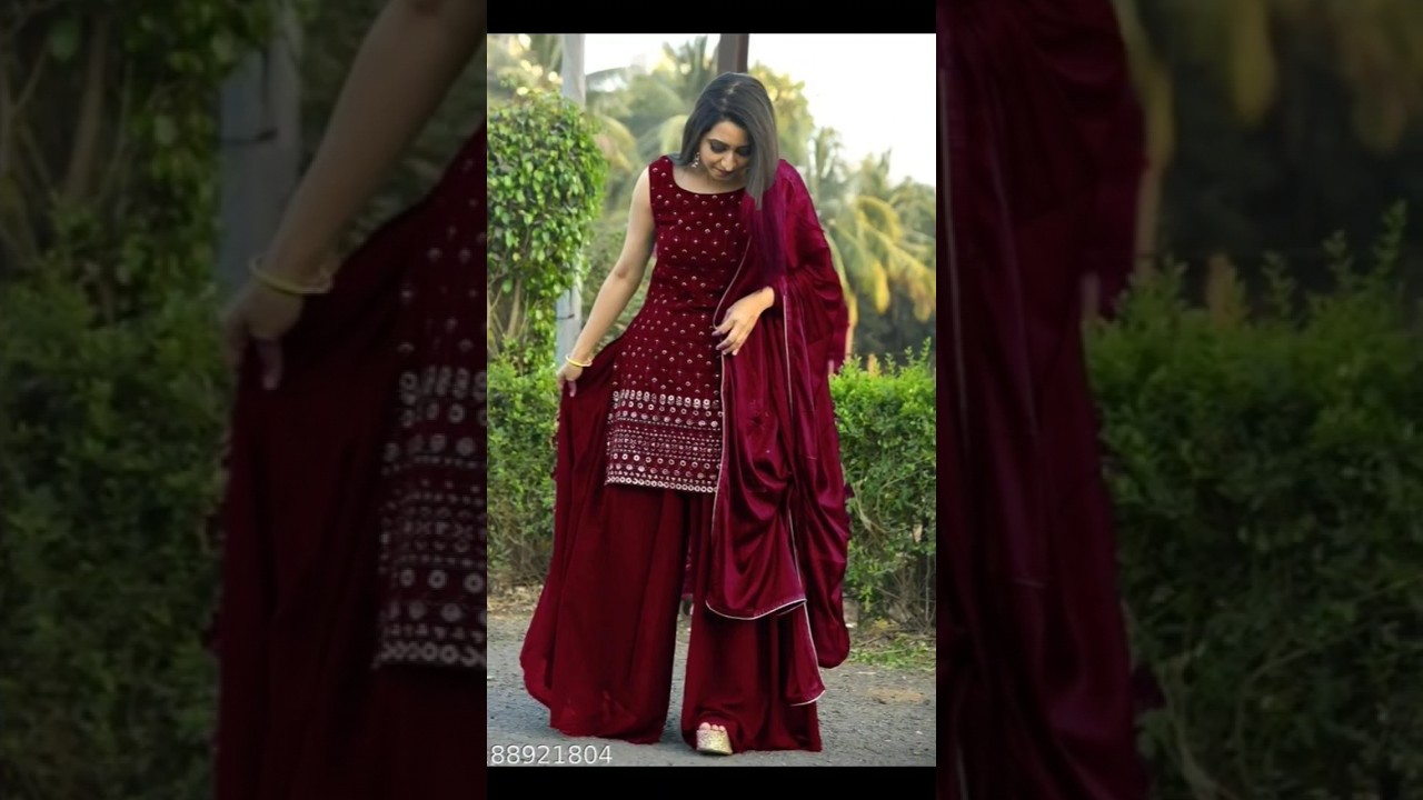 latest Sharara suit design ideas 2023 #komal #shararasuit #shorts #youtubeshorts
