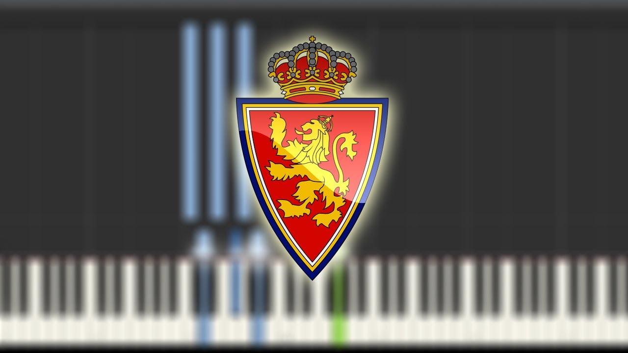Himno Real Zaragoza | Instrumental Piano Tutorial / Partitura / Karaoke / MIDI