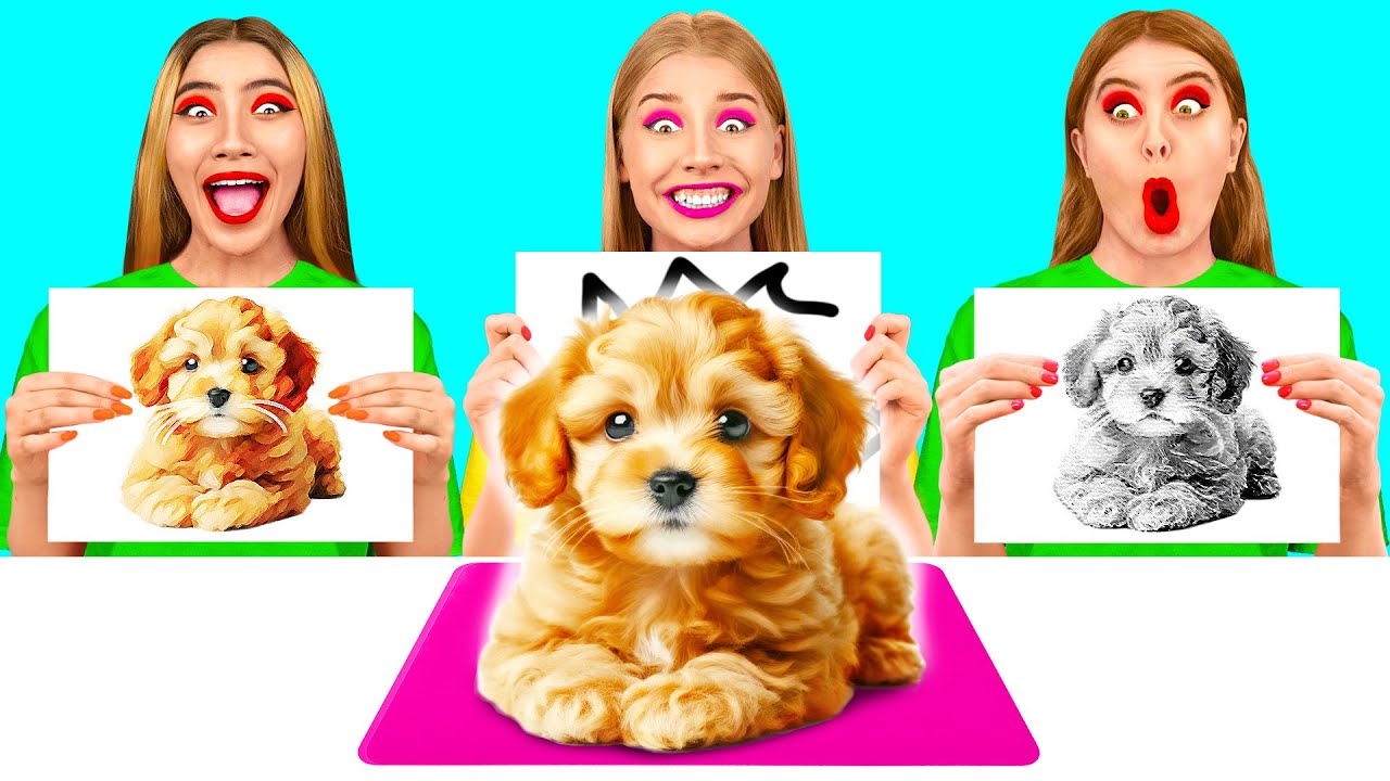 Кто Лучше Нарисует Предмет, Получит Его | Лайфхаки для Рисования от Crazy DO