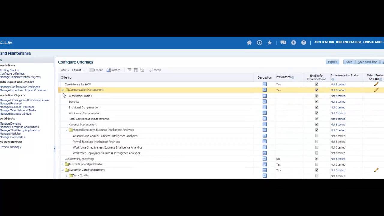 Oracle Fusion Applications - Functional Setup Manager-01