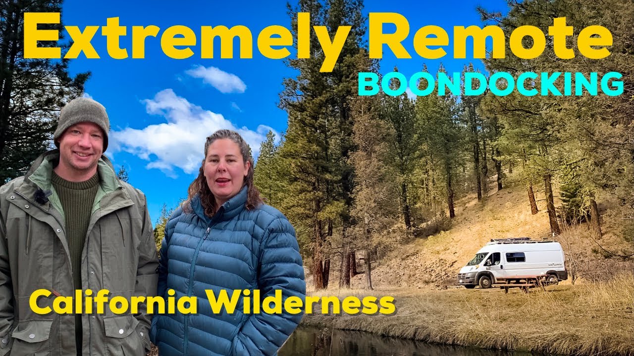 BOONDOCKING in some of California's most Remote, PRISTINE  wildlife area..... ASH CREEK in Adin, Ca.