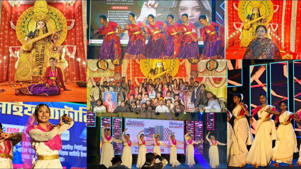 Ranima Saraswati Pujo (Day 2) In Katwa ✨ আঁকা প্রতিযোগিতা ও সাংস্কৃতিক অনুষ্ঠান ❤️