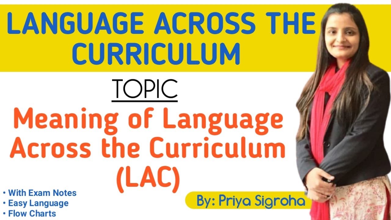 Language Across Curriculum - Meaning || LAC Meaning || B.Ed ||