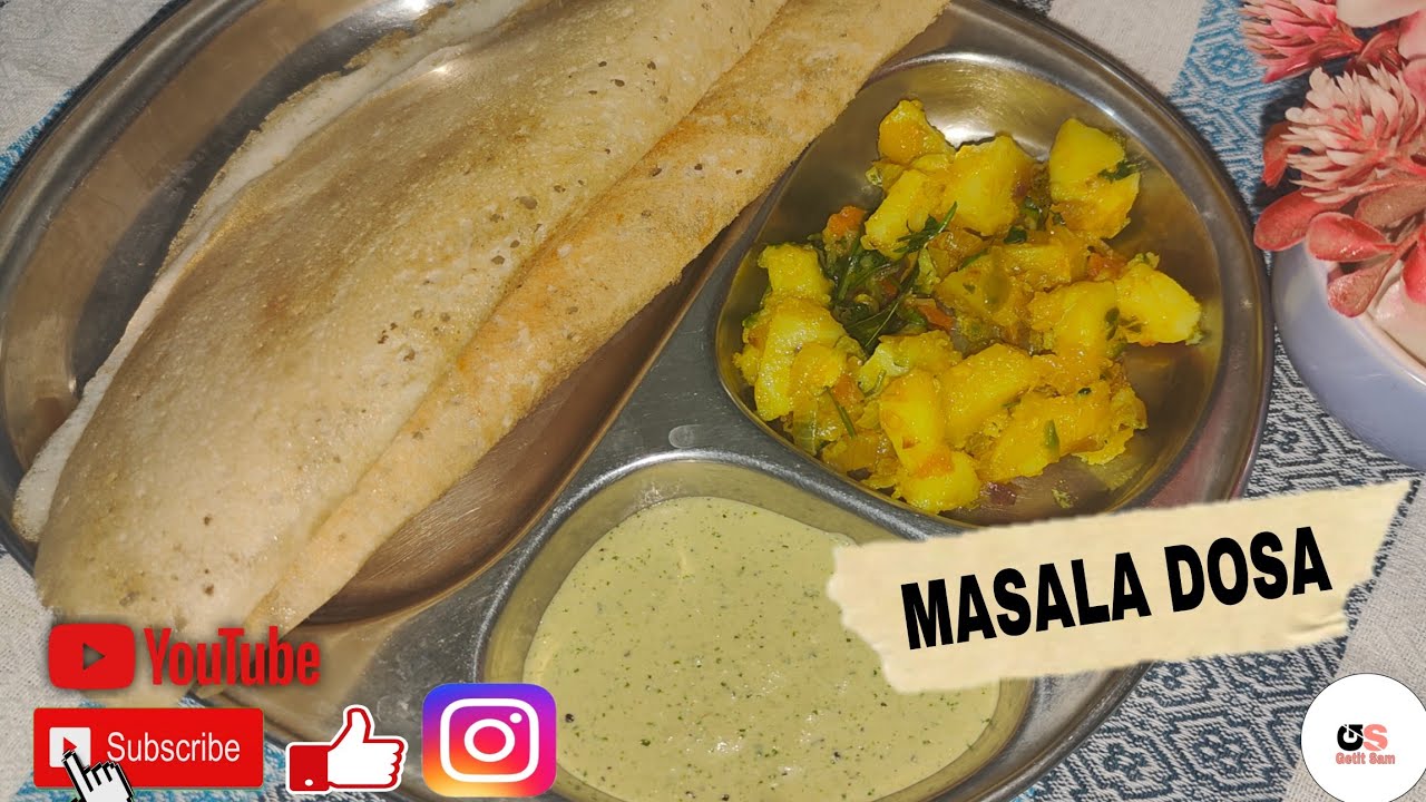 Subha ka nasta Masala dosa recipe| मसाला डोसा कैसे बनाएं | Dosa recipe| Getit Sam #recipe #getitsam