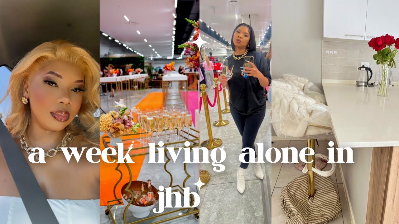 A WEEK LIVING ALONE IN JHB | NEW FURNITURE, SKIN NEEDLING FOR THE FIRST TIME + FOSCHINI EVENT