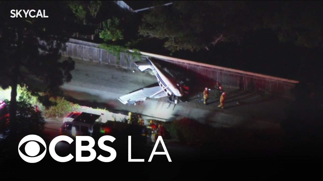 2 severely injured after plane crashes into canal in Camarillo
