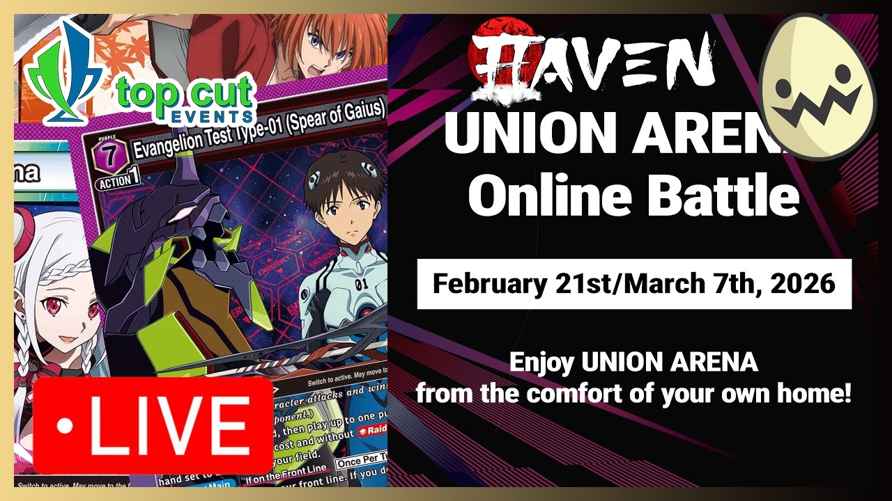 Top Cut Event's Union Arena Online Battle! Tournament Livestream w/@GG_Haven