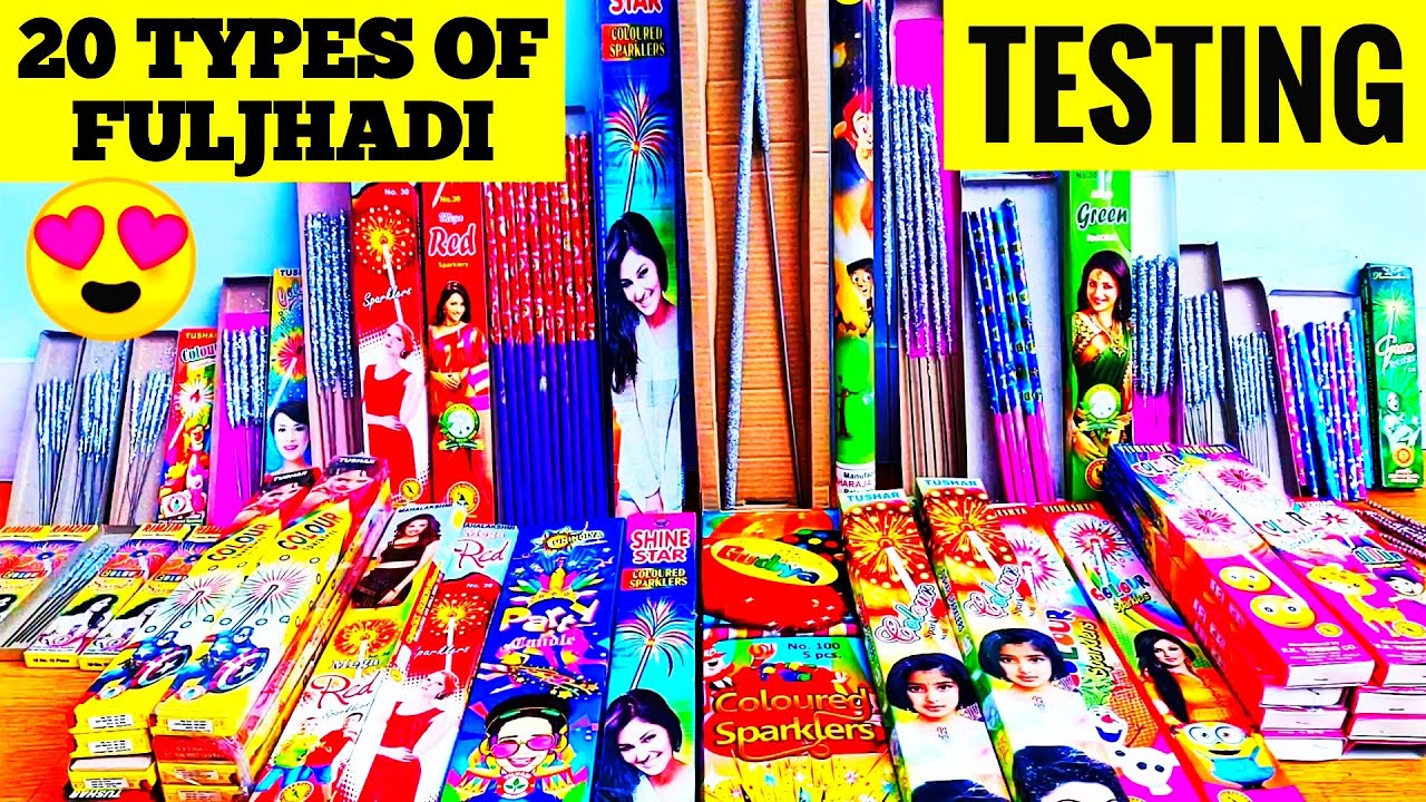 TESTING 20 DIFFERENT TYPES OF DIWALI FULJHADI | SPARKLERS TESTING | DIWALI KE PATAKHE | FIRECRACKERS