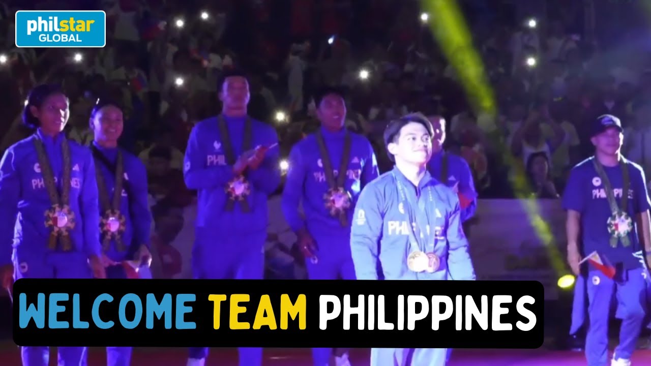 Team Philippines binigyang dangal sa Maynila matapos ang kanilang heroes' parade