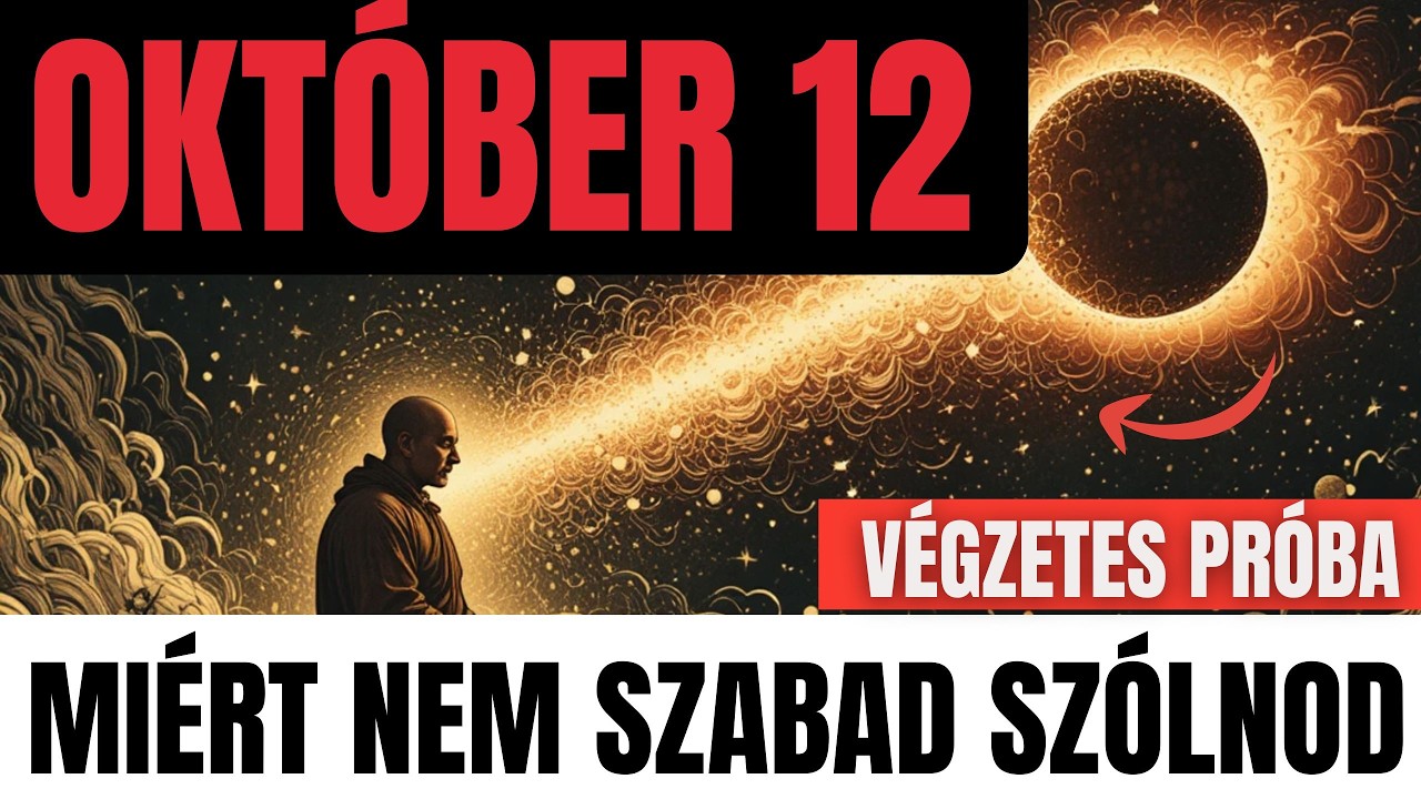A V&eacute;gső Pr&oacute;ba Okt&oacute;ber 12-&eacute;n &ndash; A Csend, Ami Megv&aacute;ltoztatja a Sorsod