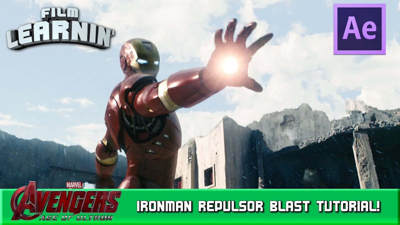 Iron Man Repulsor Blast After Effects Tutorial! | Film Learnin