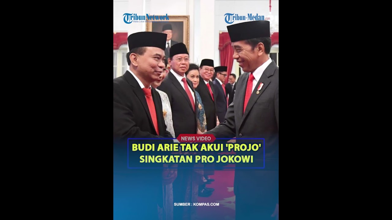 BUDI ARIE Tak Akui 'PROJO' Singkatan Pro Jokowi, Tapi❓
