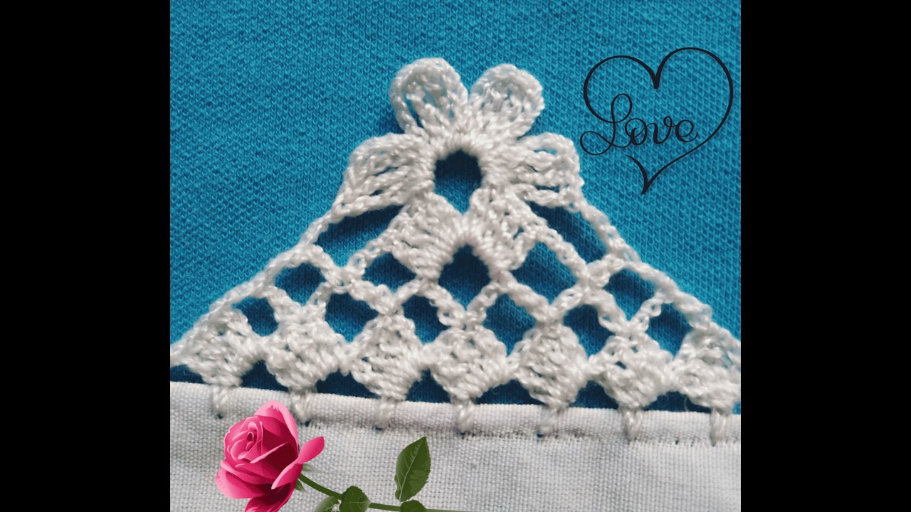 Orillas de una vuelta,en vídeo corto num 122 para servilletas.#fypシ #parati #crochet #video