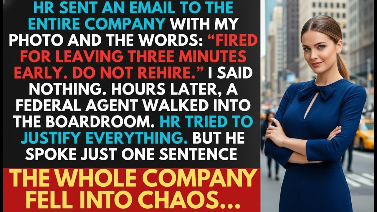 HR Fired Me for Leaving 3 Minutes Early. So I Triggered a Federal Audit
