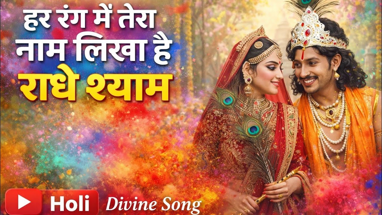 Radha Krishna Holi Bhajan | Har Rang Mein Tera Naam Likha Hai | Holi Special Song 2026