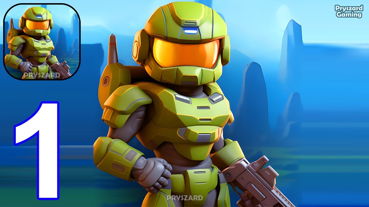OverSpace: Alien Shooter - Gampelay Walkthrough Part 1 Space Spartan Alien Shooter (iOS, Android)