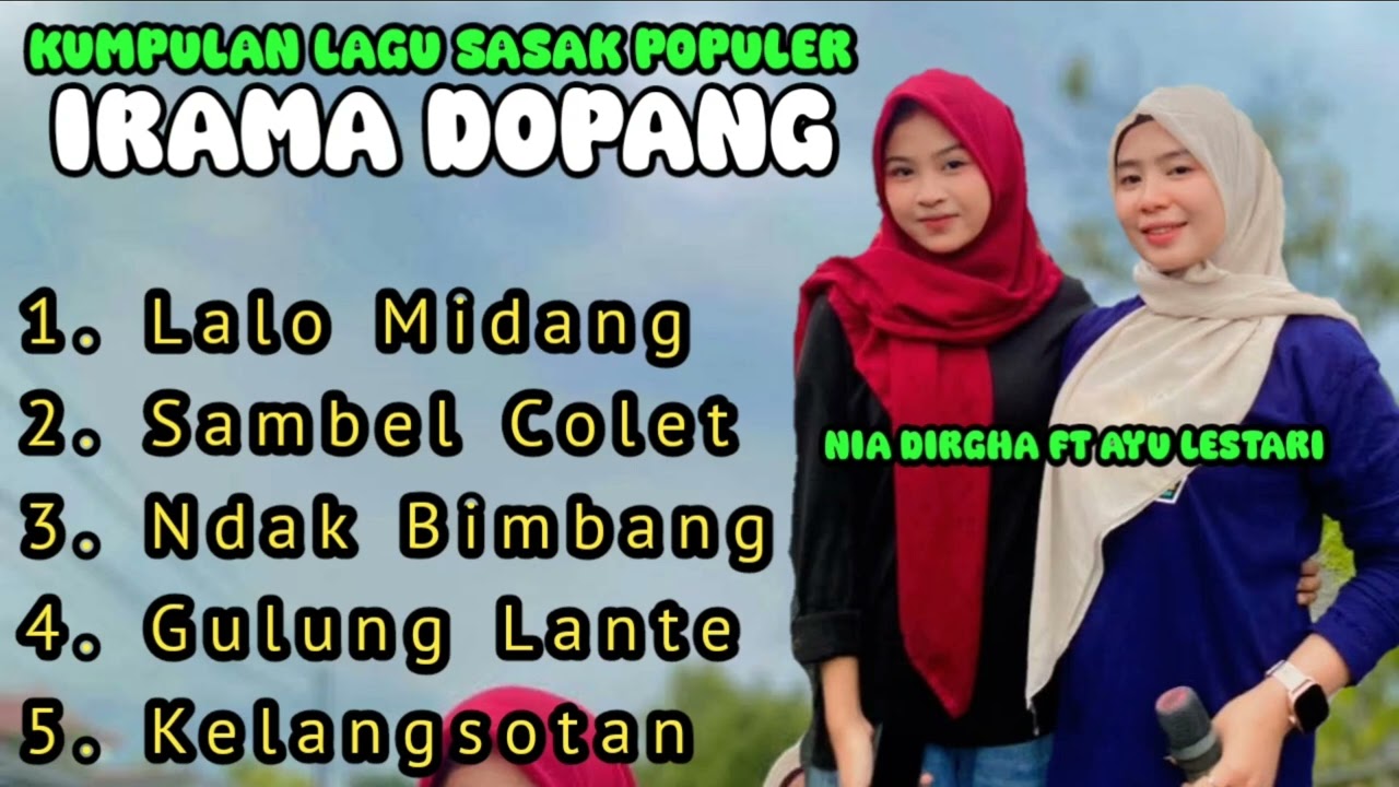 Lagu Sasak Populer Nia dirgha ft Ayu Lestari Terbaru Versi Kecimol Irama Dopang Cover Nia Dirgha ayu