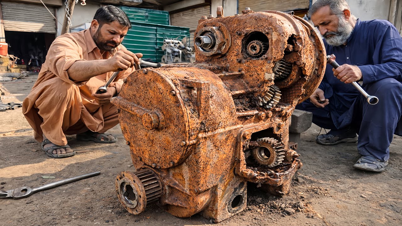 Shocking China Transmission 😱 | Fully Rusted with Broken Plates & Bearings