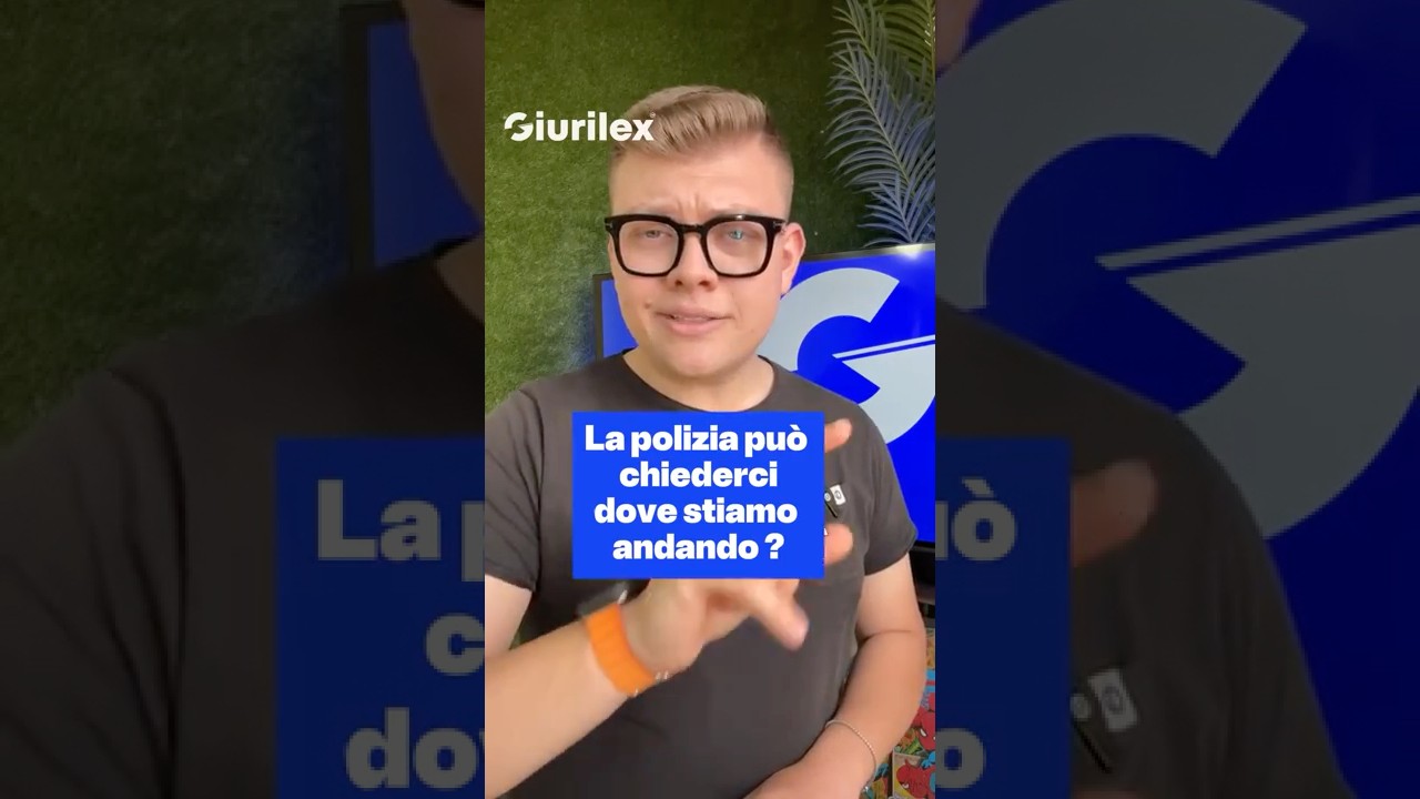 La polizia pu&ograve; chiederti &ldquo;dove stai andando?&rdquo; 🚔🗣️#Polizia #ControlloStradale #diritti