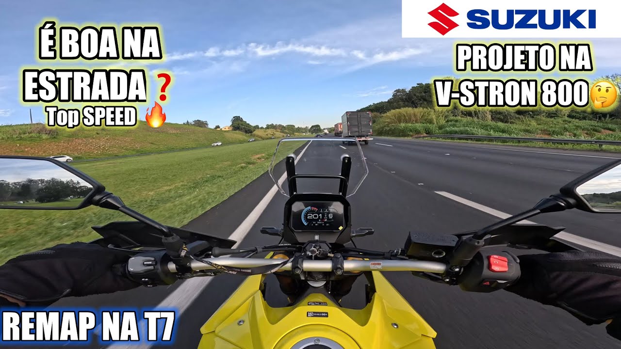 V-STROM 800 ACELERANDO ✊+ Remap TENERE 700.. ( primeira viagem)