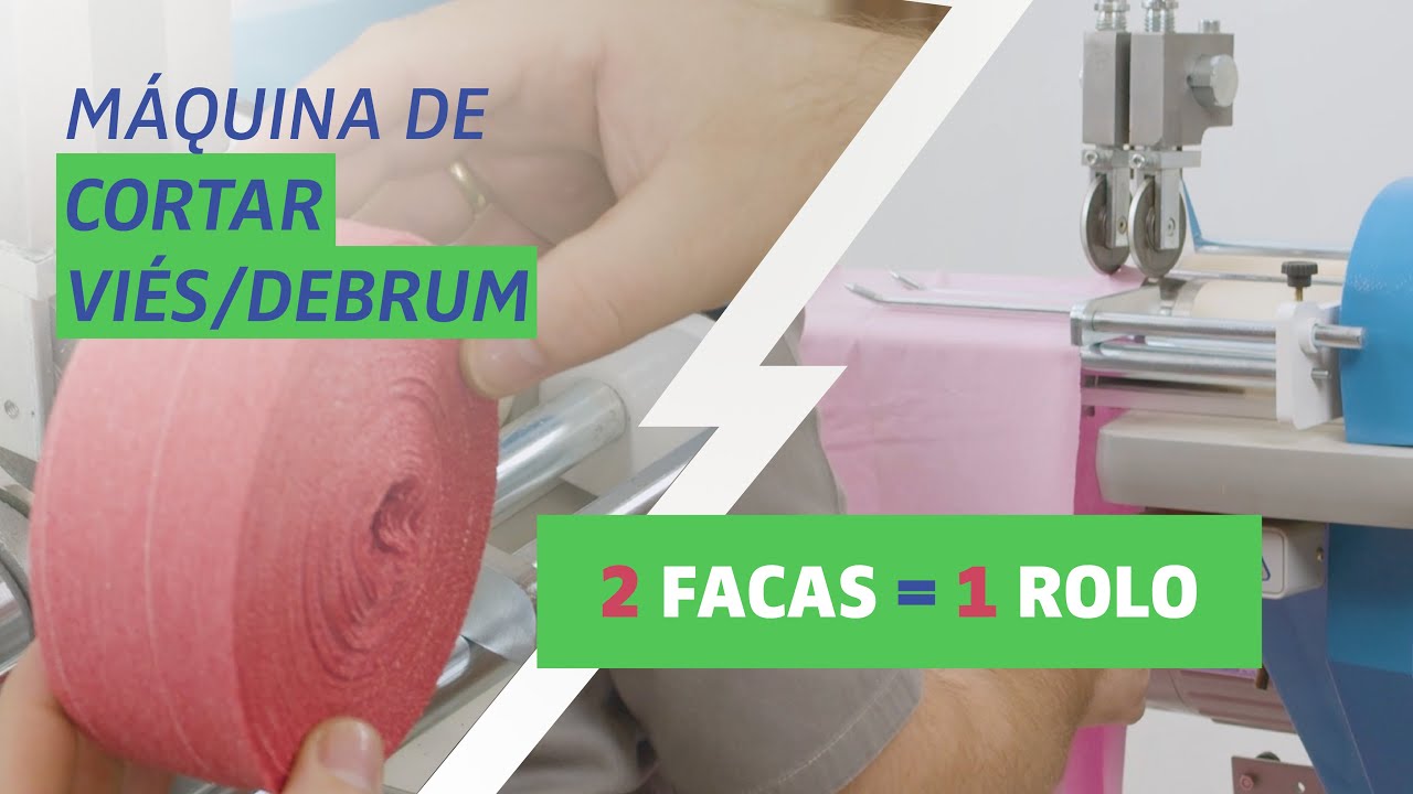 MCT 50 - Máquina de Cortar Viés/Debrum com 2 Facas | Manual