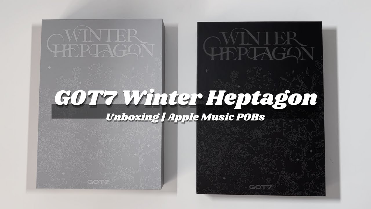 GOT7 Winter Heptagon Album Uboxing