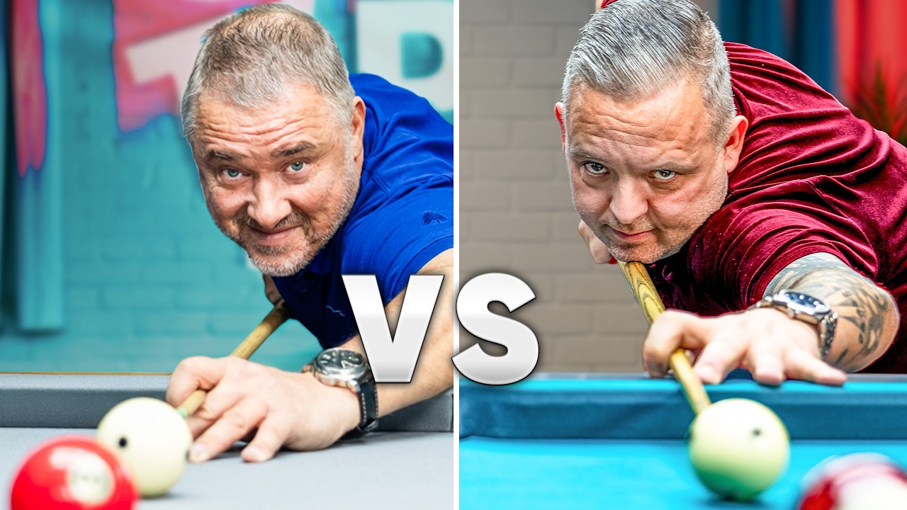 Stephen Hendry vs Chris Melling in a Pool Battle