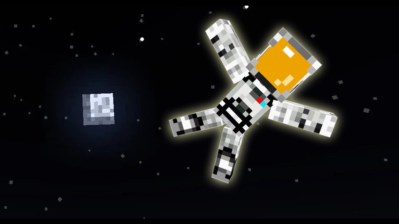 Minecraft but we are in space