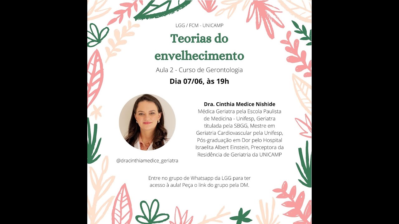 Aula 2 - Curso de Gerontologia - Teorias do Envelhecimento