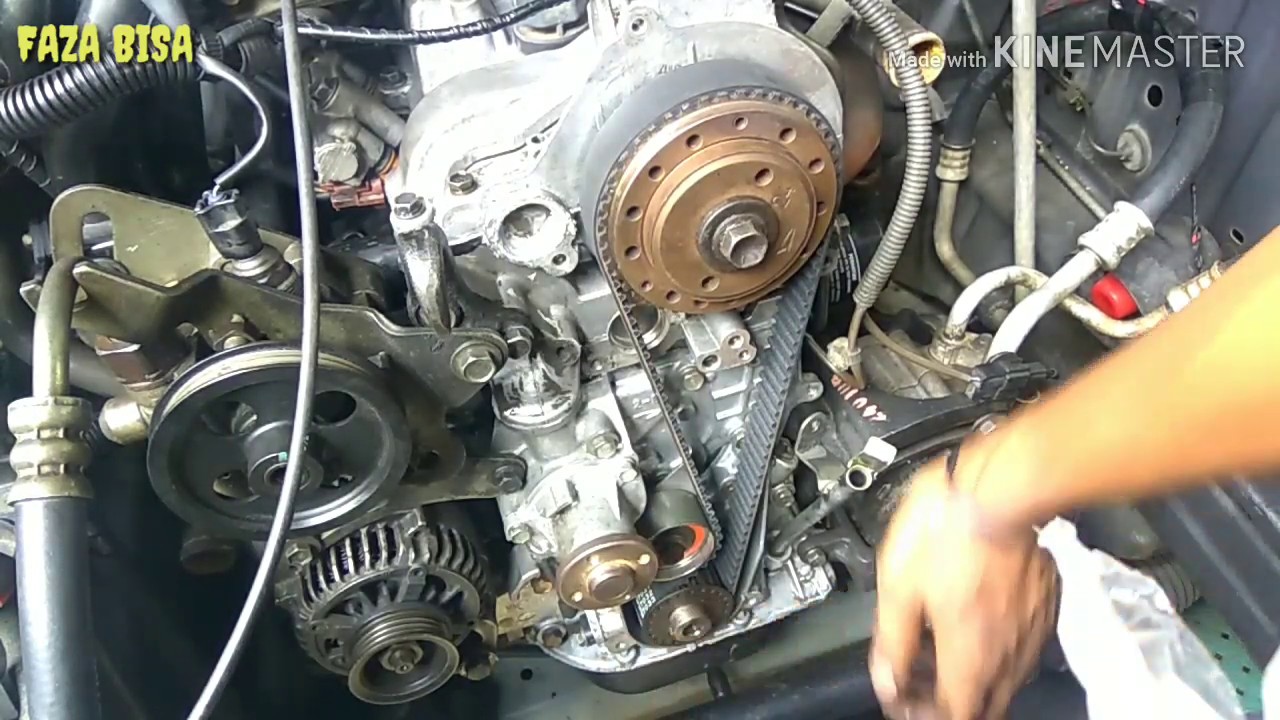 Tutorial lengkap mengganti timing belt mobil Xenia
