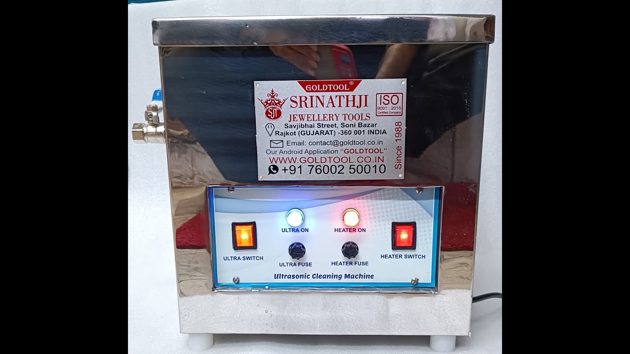 GOLD TOOL&reg; ULTRASONIC 100WATTS POWER 3 LITERS +919558401777 +919558002011