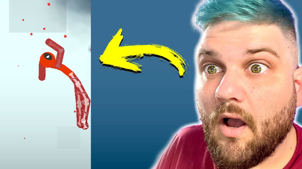 joguei o deadpool na parede a 300.000 km/h e quebrei ele inteiro | Stickman Dismounting #3