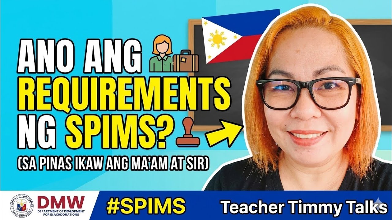 ANO ANG REQUIREMENTS NG SPIMS? #spims #deped #nrco #dmw 