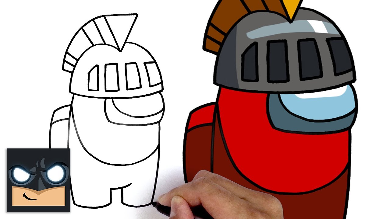 How To Draw Among Us | Knight Crewmate