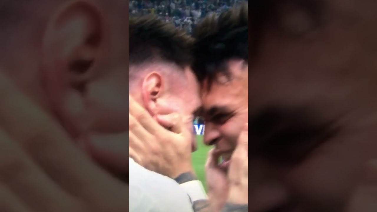 Most Emotional Moments of Lionel Messi and Lautaro Mart&iacute;nez 🔥🔥🔥#shorts