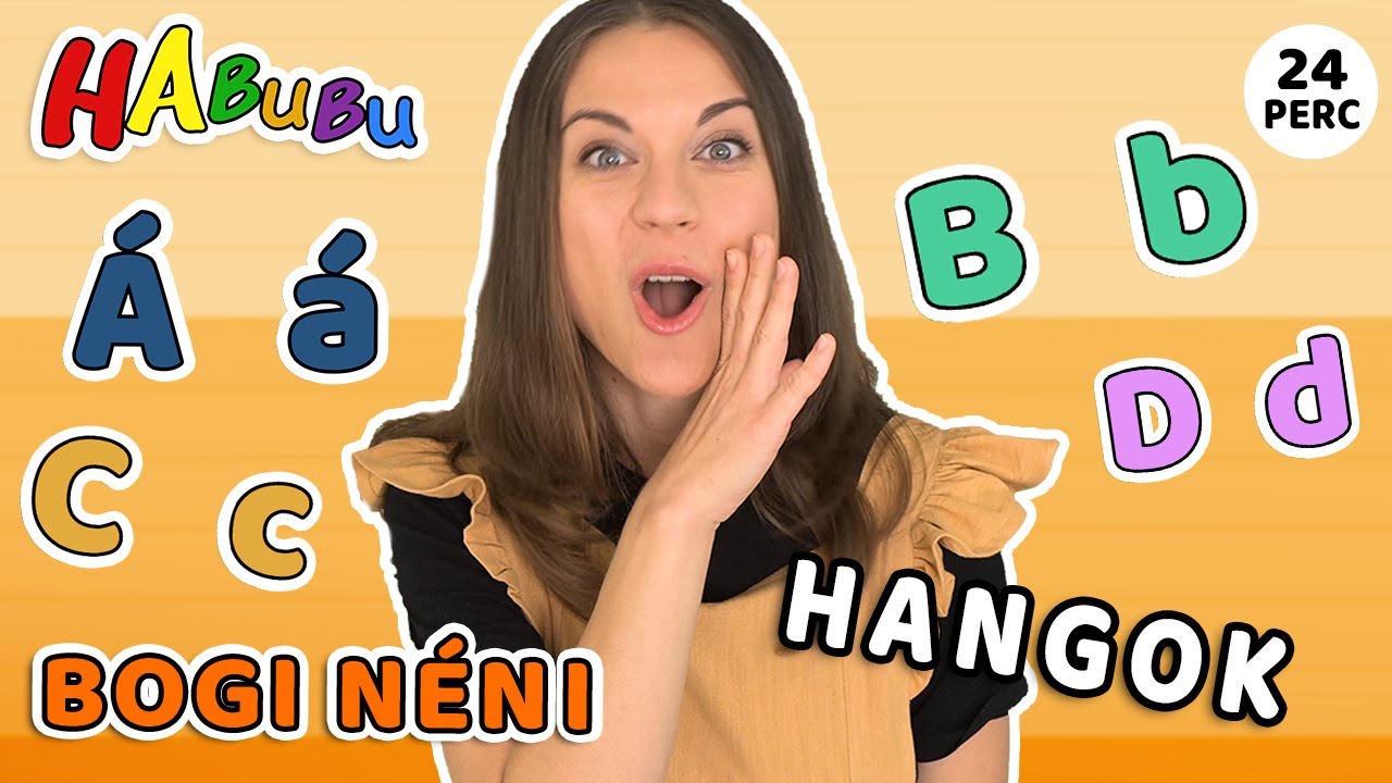 A TELJES Á,B,C - Ejtsük ki helyesen a hangokat  I Beszédfejlesztés Bogi Nénivel