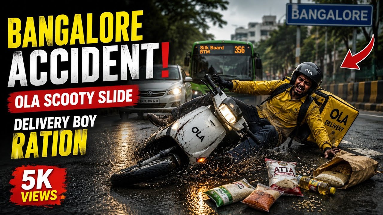 Banglor accident be safe.  #rksiddarth167 #rkrider_10
