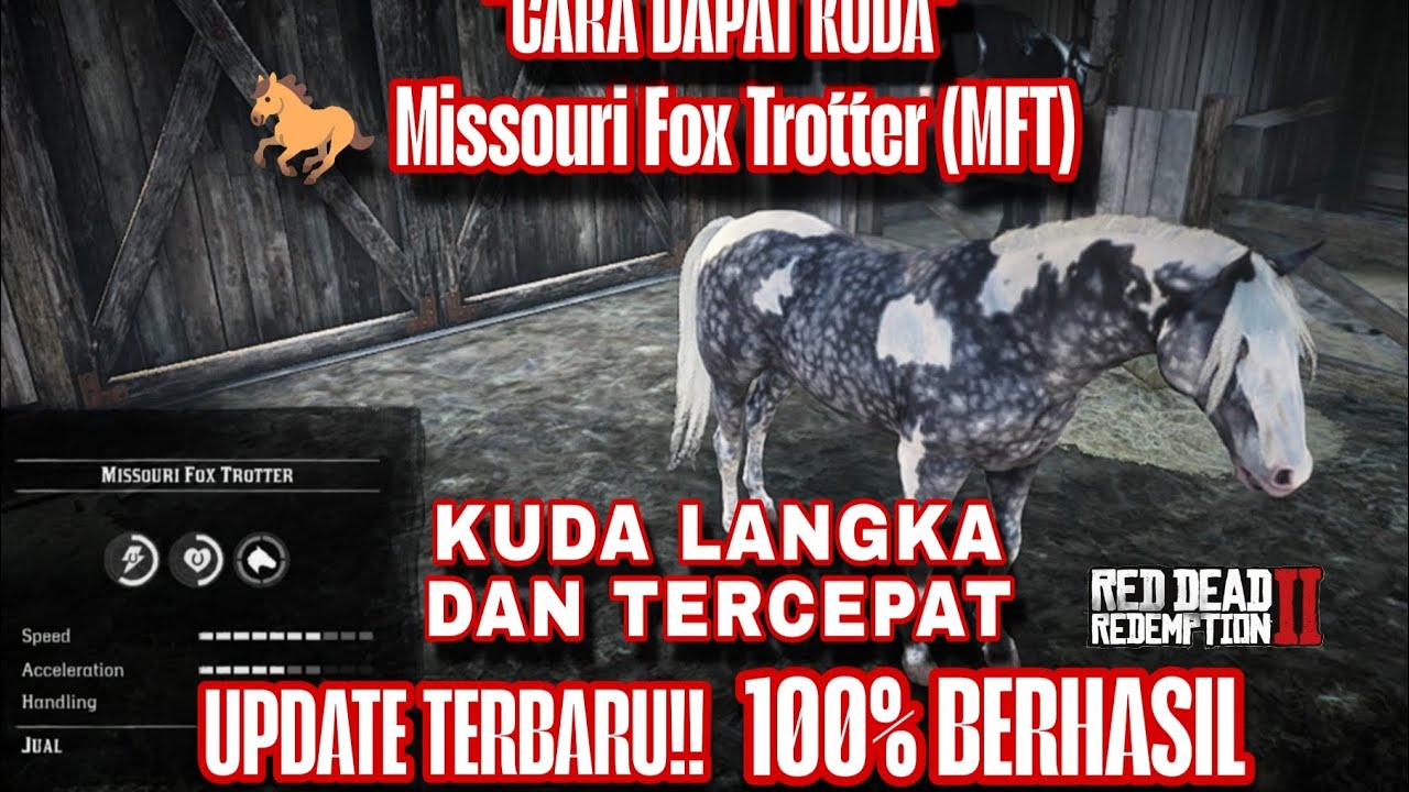Cara Mendapatkan Kuda MFT Terbaru RDR2 (Missouri Fox Trotter) — 100% Berhasil!