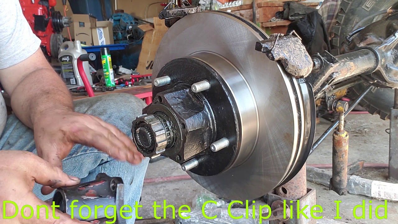 82 Jeep CJ7 Front Brake Assembly