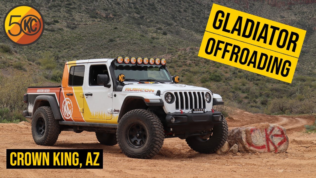 KC Jeep Gladiator Offroad | Backway to Crown King Trail Run