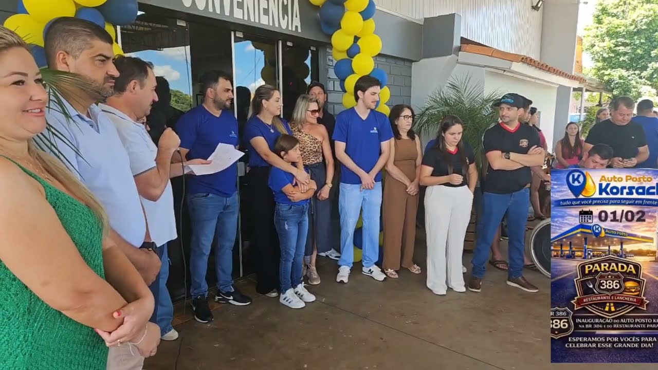 LAJEADO DO BUGRE: AUTO POSTO KORSAK E PARADA 386 SÃO INAUGURADOS E JÁ ATENDEM O PÚBLICO