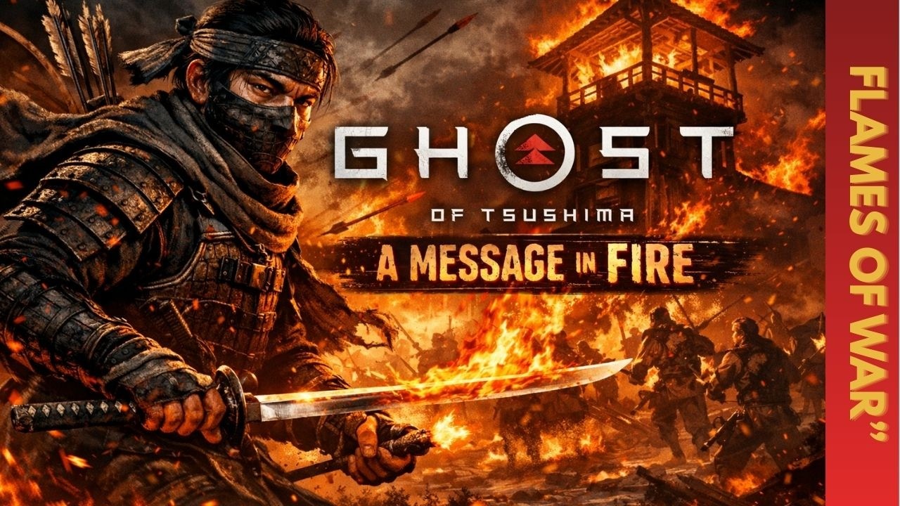 “Ghost of Tsushima – Message in Fire | Epic Samurai Battle”