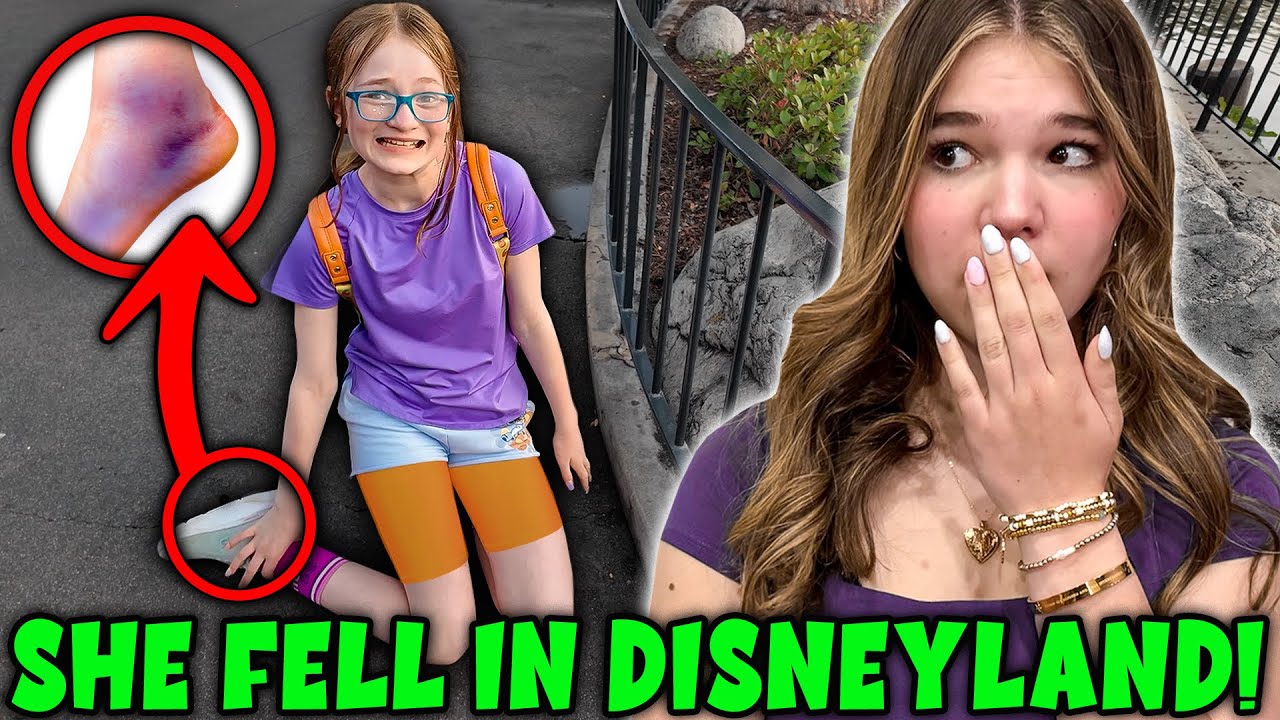 She Fell In Disney And Hurt Her Foot! *Painful* @My Two Earthlings
